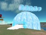 Sausage Turner's giant igloo. There is some very appropriate background music in here.